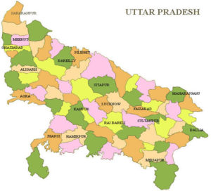 Map Uttar Pradesh