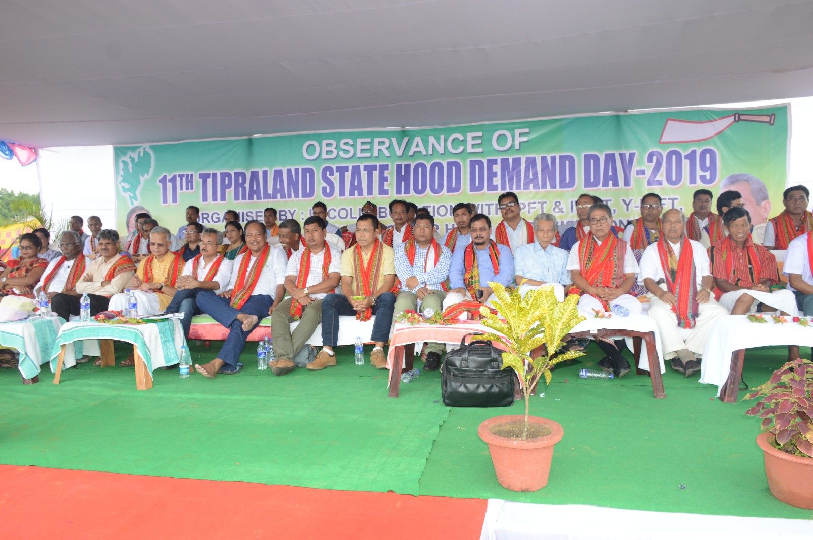 তিপ্রাল্যান্ড দাবী আদায়ে প্রয়োজনে রক্ত ঝরানোর আওয়াজ উঠেছে