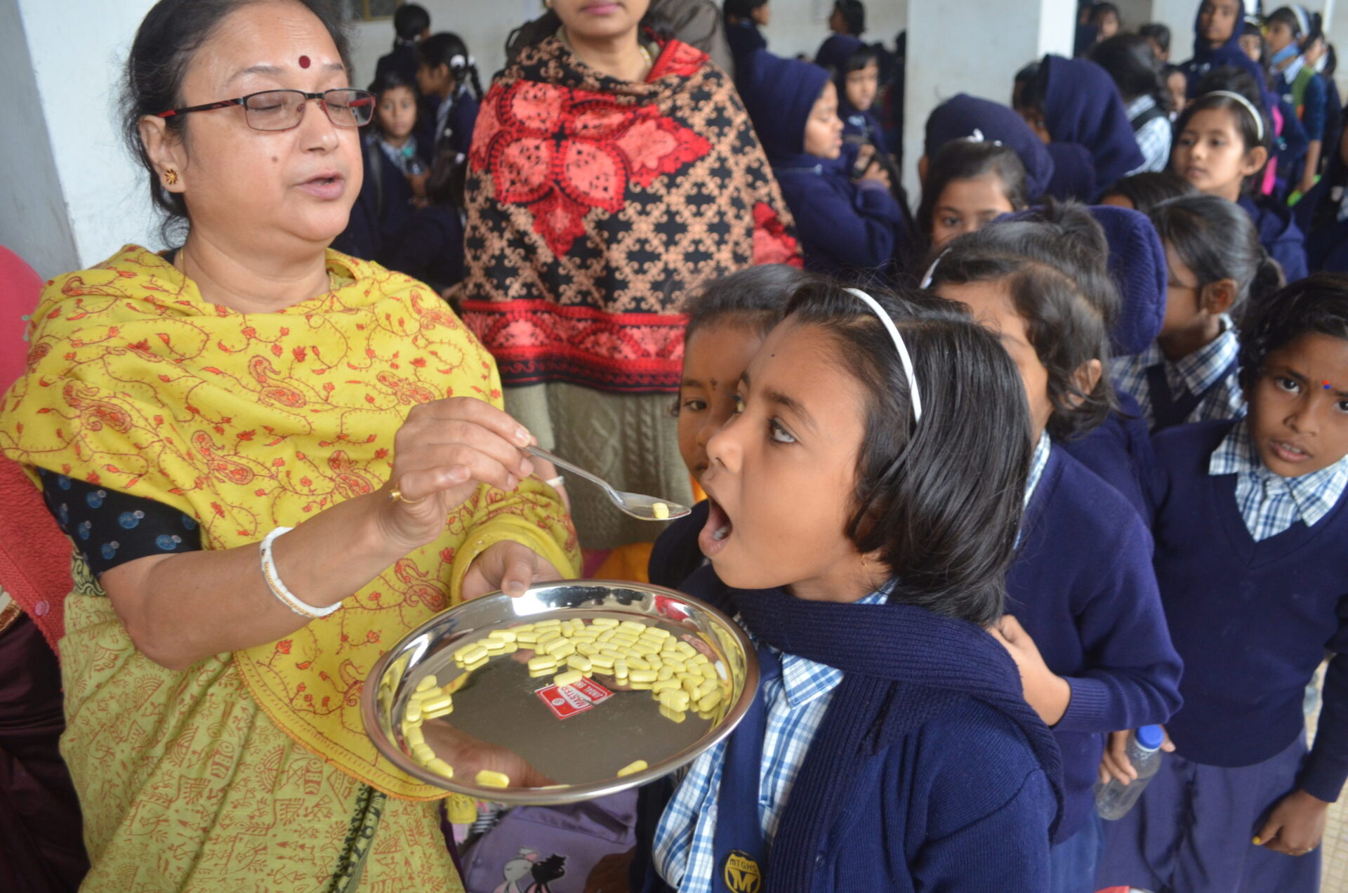 কৃমিনাশক দিবস উপলক্ষে ছাত্রছাত্রীদের খাওয়ানো&hellip;