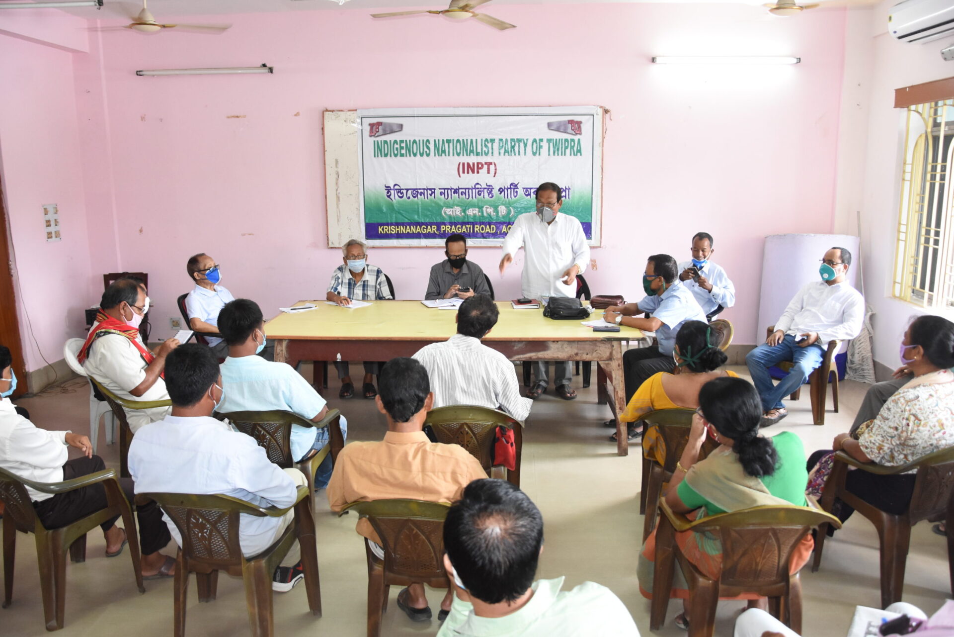 সাংগঠনিক শক্তি বৃদ্ধি ও এডিসি নির্বাচনের রণকৌশল স্থির করতে বৈঠক আইএনপিটির