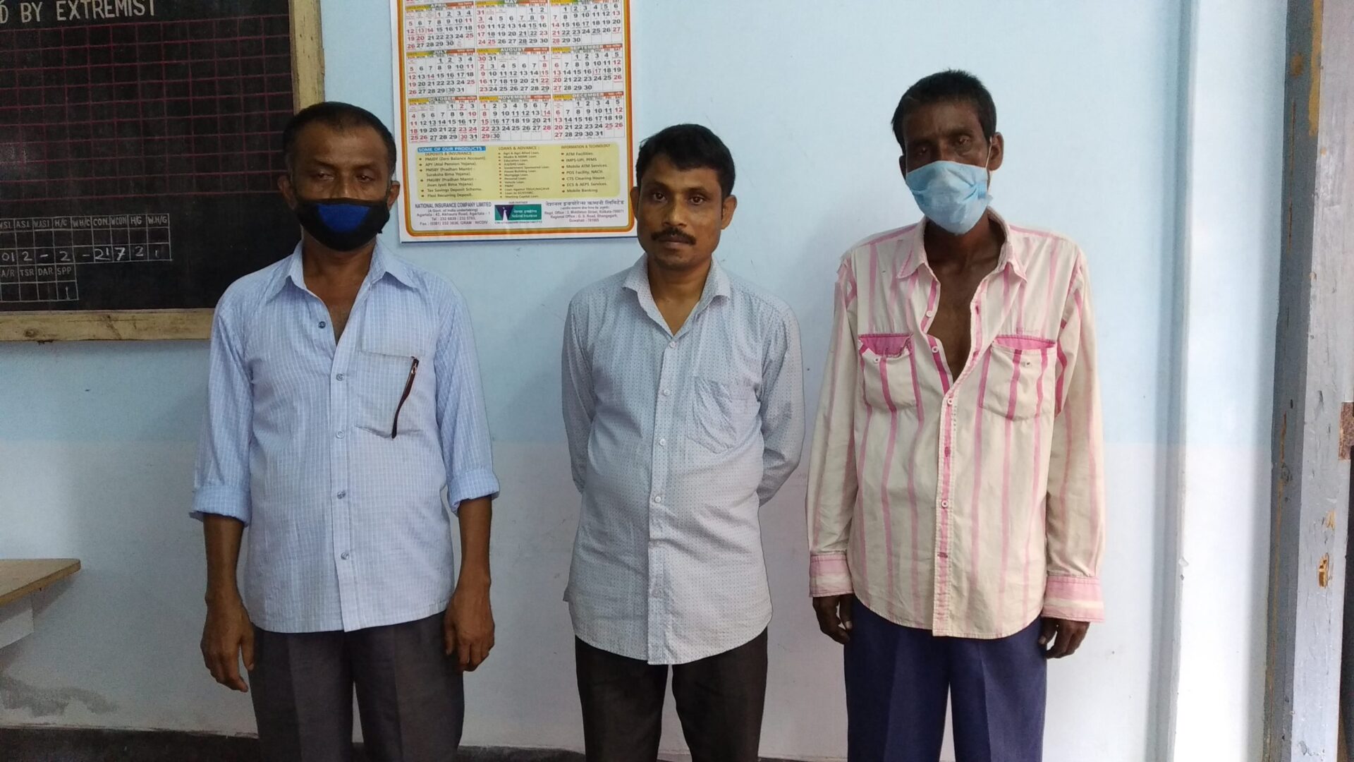 কদমতলায় ধৃত তিন জুয়ারী