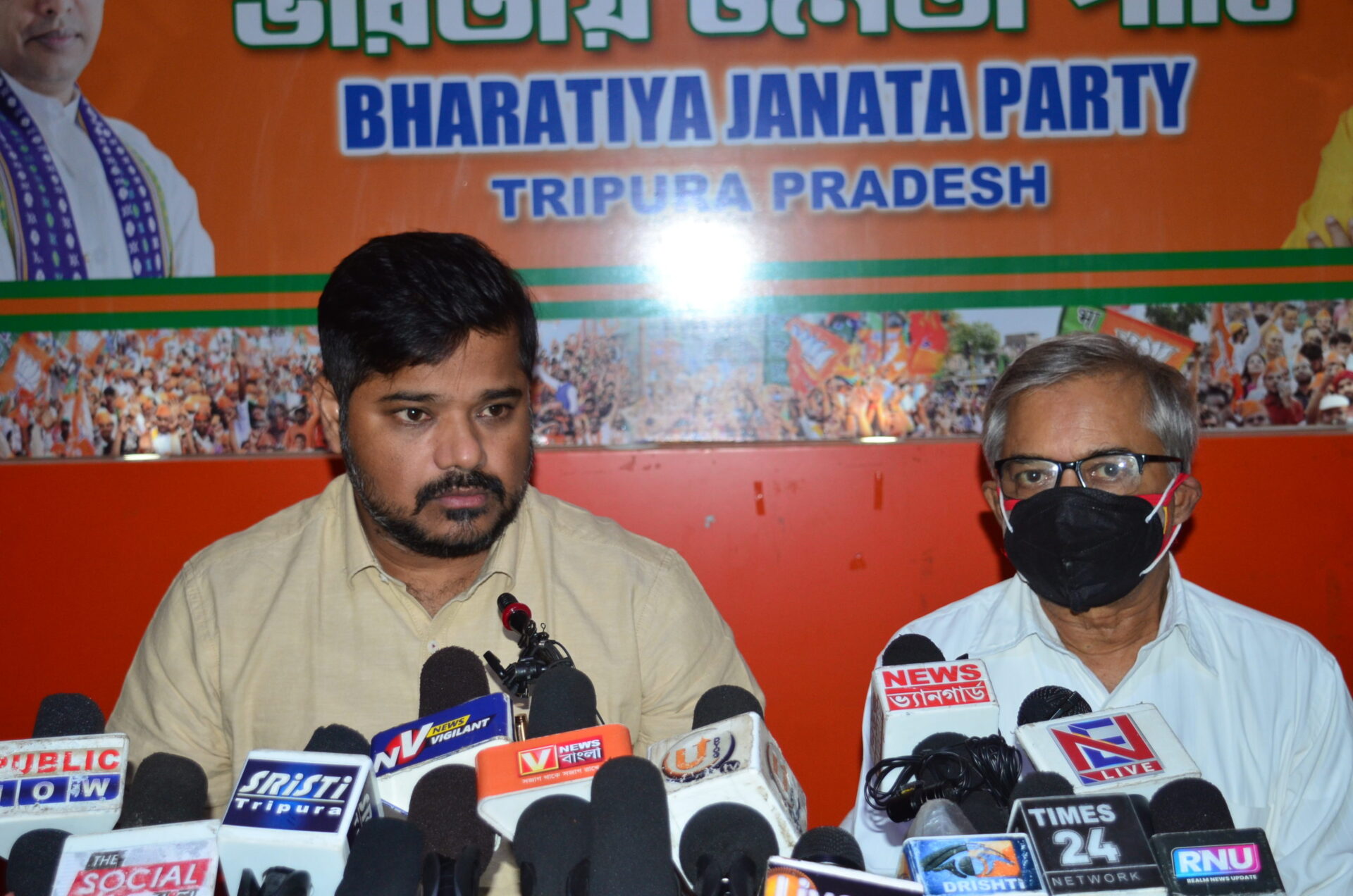 Trinamool Congress seeks to disrupt peace : ত্রিপুরায় সিপিএমের ধাঁচেই তৃণমূল কংগ্রেস শান্তি নষ্ট করতে চাইছে, বিজেপি ভীত নয়, ষড়যন্ত্র মোকাবিলায় প্রস্তুত রয়েছে : সুশান্ত