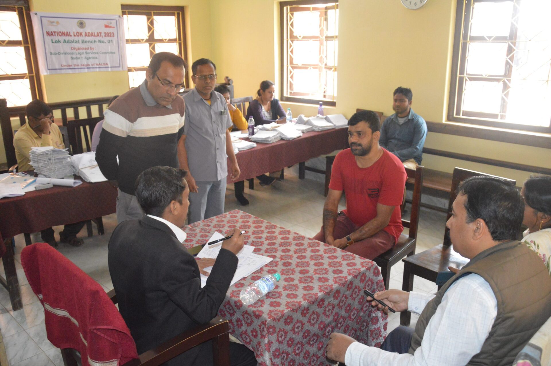 রাজ্যে লোক আদালত অনুষ্ঠিত