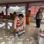 প্রধানমন্ত্রীর ডাকে সাড়া দিয়ে ধর্মীয় স্থানে স্বচ্ছতা অভিযানে কেন্দ্রীয় মন্ত্রী প্রতিমা ভৌমিক