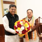 বিজেপি সর্বভারতীয় সভাপতি জে পি নাড্ডা সকাশে ত্রিপুরার মুখ্যমন্ত্রী