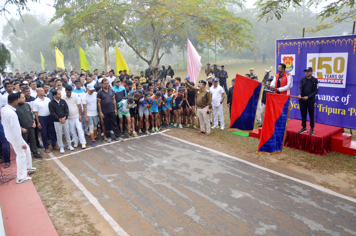 অরুন্ধতিনগর পুলিশ মাঠে রান ফর&hellip;