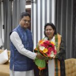 মুখ্যমন্ত্রীর সাথে সৌজন্যমূলক সাক্ষাত কৃতি সিং-এর