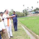 কৃষি গবেষণা কেন্দ্র পরির্দশনে রাজ্যপাল