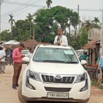 ভোট প্রচারে কংগ্রেস প্রার্থীর রোড শো