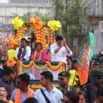বাধারঘাটে ব্যাপক জনসমর্থন নিয়ে বিপ্লব দেবের রোড শো