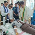 নার্সিং স্টাফদের উদ্যোগে রক্তদান শিবির