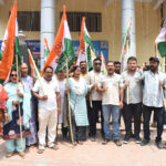 মৃতের পরিবারে চাকরির দাবিতে বিক্ষোভ যুব কংগ্রেসের