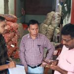 আলু ও পেঁয়াজের মূল্যবৃদ্ধির লাগাম টানতে অভিযানে  সদর এনফোর্সমেন্ট টিম