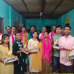 পূর্ব কুঞ্জবনে মাধ্যমিক ও উচ্চ মাধ্যমিক কৃতি ছাত্রছাত্রীদের সংবর্ধনা প্রদান করলো বিজেপি