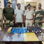 সোনামুড়া থানার পুলিশ ও বিএসএফের যৌথ অভিযানে নেশা সামগ্রী উদ্ধার, ধৃত ১