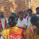 মায়ের মন্দীরে মঙ্গল প্রদীপ প্রজ্বলনের মধ্য দিয়ে ত্রিস্তরীয় নির্বাচনের প্রচার শুরু করলেন মন্ত্রী