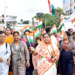 হর ঘর তিরঙ্গা কর্মসূচির অঙ্গ হিসেবে শহরে বর্ণাঢ্য শোভাযাত্রা