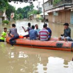 বিশালগড়ে বন্যার ভয়াবহ রূপ, বিধায়কের চেষ্টায় উদ্ধার বহু মানুষ