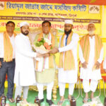 রিয়াদুল জান্নাহ জামে মসজিদের পক্ষ বিধায়ক দীপক মজুমদারকে সংবর্ধনা জ্ঞাপন