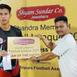 শ্যামসুন্দর কোং জুয়েলার্স চন্দ্র মেমোরিয়াল লীগ ফুটবলে ত্রিবেণীকে হারালো বুলেটস