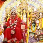 মহা অষ্টমীতে ধলেশ্বর রামকৃষ্ণ মিশনে কুমারী পুজো