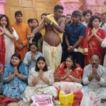 রাজ্যবাসীর মঙ্গল কামনায় দুর্গা বাড়িতে পুজো দিলেন সাংসদ রাজীব