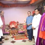 মেহের কালী বাড়িতে মায়ের আশীর্বাদ নিলেন সাংসদ রাজীব