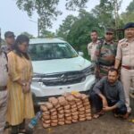 গাড়িতে উদ্ধার ৪৭ কেজি ৫০০ গ্রাম গাঁজা, আটক চালক