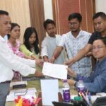 স্কলারশিপের দাবিতে বিক্ষোভ, হঠাৎ হাজির বিধায়ক রণজিৎ দেববর্মা, রাজ্যপালকে ডেপুটেশন