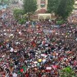 চট্টগ্রামের লালদিঘিতে আট দফা দাবির ভিত্তিতে হিন্দু মহাসমাবেশে লক্ষ লক্ষ মানুষের জনসমুদ্র