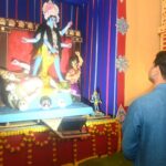 ফটিকরায়ে মন্ত্রী সুধাংশু দাসের হাত ধরে কালি মন্ডপ উদ্বোধন
