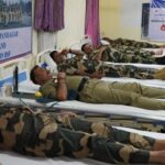 ৬০ তম প্রতিষ্ঠা দিবস উপলক্ষে, রাজ্যের বিভিন্ন স্থানে বিএসএফ-র রক্তদান শিবির
