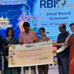 রিজার্ভ ব্যাঙ্কের ৯০ বছর পূর্তি উপলক্ষ্য আরবিআই ৯০ শীর্ষক কুাইজ এর উত্তর পূর্ব জোনাল রাউন্ড-এ জয়ী ত্রিপুরা
