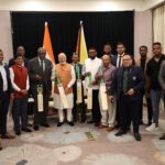গায়ানার ক্রিকেটারদের সঙ্গে আলাপচরিতা প্রধানমন্ত্রী মোদীর