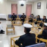 রাজ্যপালের সঙ্গে মতবিনিময় করলেন ভারতীয় উপকূল রক্ষী বাহিনীর প্রতিনিধি দল