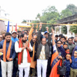 বিশ্ব হিন্দু পরিষদ ত্রিপুরা প্রান্তের পক্ষ থেকে শহরের পদযাত্রা