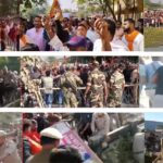 ‘বাংলা‌দেশ চ‌লো’ অভিযানে উত্তাল শ্রীভূমির স্থলবন্দর সুতারকান্দি সীমান্ত, নিরাপত্তা বাহিনী-সনাতনী ধস্তাধস্তি