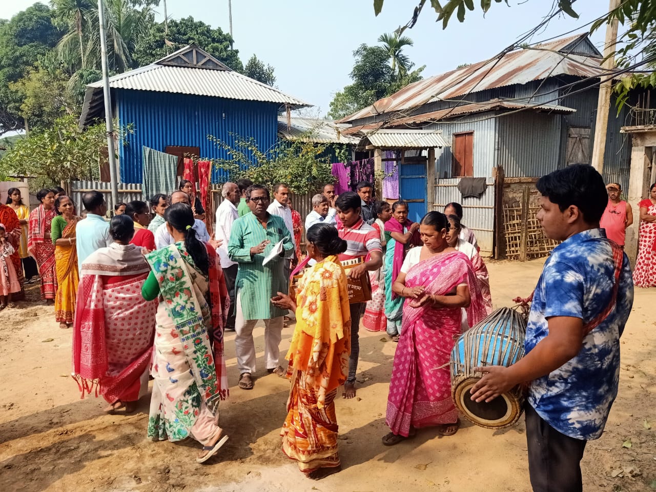 গ্রামীণ ঐতিহ্যের পৌষ পার্বণে নগর-কীর্তন,&hellip;