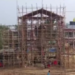 রাজ্যের সবচেয়ে বড় সরস্বতী মূর্তি তৈরি হচ্ছে বড়দোয়ালীতে