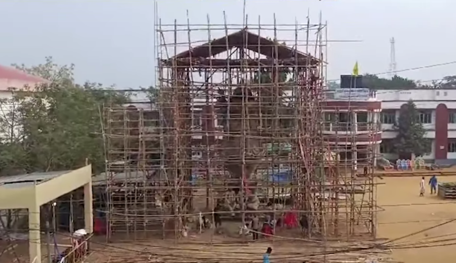 রাজ্যের সবচেয়ে বড় সরস্বতী মূর্তি&hellip;