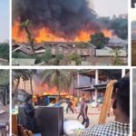 ডিমাপুরের নাহরবাড়ি পেটলা কলোনিতে বিধ্বংসী আগুন, ভস্ম শতাধিক বসতবাড়ি