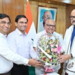 ছত্তিশগড়ের রাজ্যপালের সঙ্গে সৌজন্য সাক্ষাৎ দিগম্বর জৈন সমাজের সভাপতির