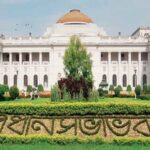 বিধানসভা ভবনের সামনে বিজেপি বিধায়কদের বিক্ষোভ