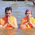 ত্রিবেণী সঙ্গমে সস্ত্রীক পুণ্যস্নান ত্রিপুরার মুখ্যমন্ত্রীর