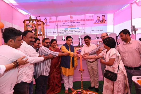 তেলিয়ামুড়ায় নতুন সিডিপিও কার্যালয়ের উদ্বোধন