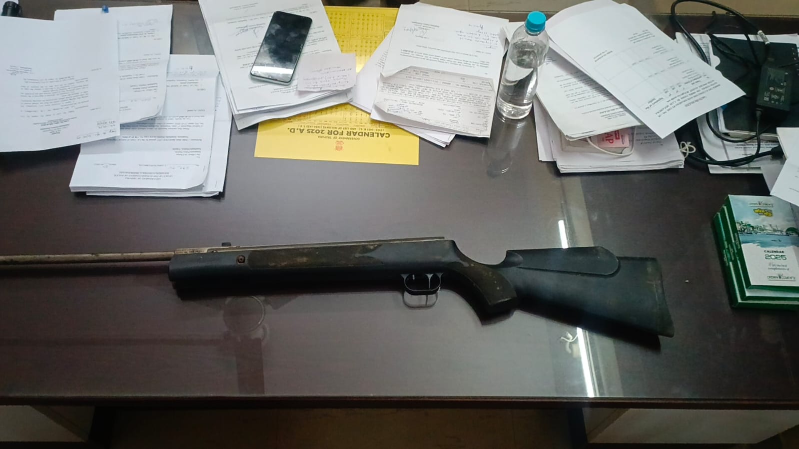 গাঁজা বাগান থেকে উদ্ধার এয়ারগান