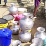 পানীয় জলের দাবিতে পথ অবরোধ