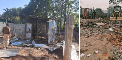 জবরদখলকারীদের বিরুদ্ধে এনএফ রেলের ব্যাপক উচ্ছেদ অভিযান