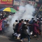 ঢাকায় মিছিল ‘নিষিদ্ধ’ জঙ্গি সংগঠন হিযবুত তাহরীর, পুলিশ বাধা দিতেই সংঘর্ষ