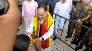 ত্রিপুরায় এসেছেন বিজেপি সর্বভারতীয় সভাপতি জেপি নাড্ডা